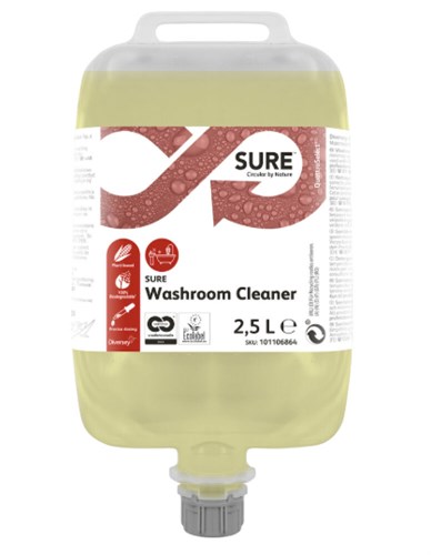 SURE Washroom Cleaner QS Sanitairreiniger 2x2.5L